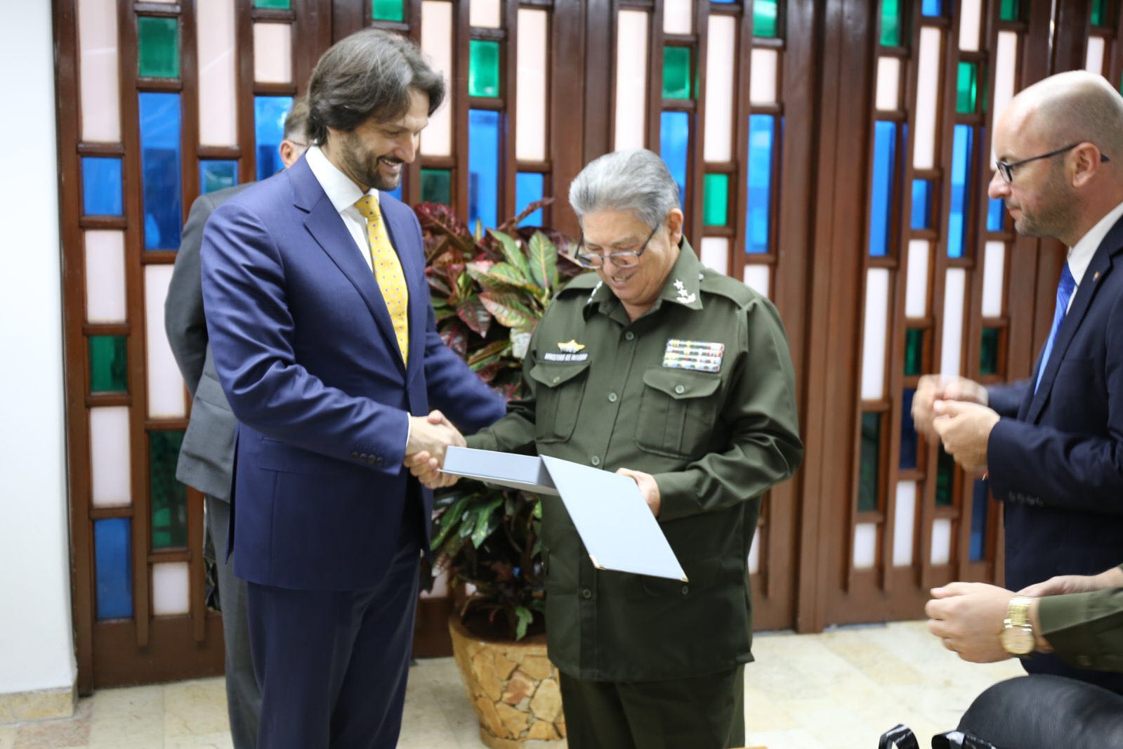 Minister vnútra Robert Kaliňák po oficiálnom rokovaní na kubánskom ministerstve vnútra